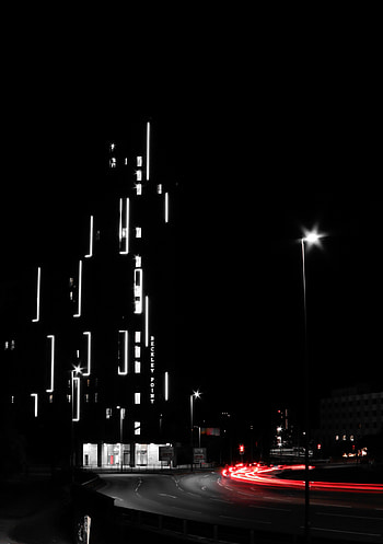 Cities, Night City, Illumination, Backlight, Long-Term Exposure, Street HD phone wallpaper