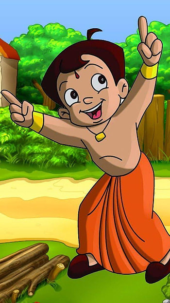 Dancing bheem, cartoon HD phone wallpaper