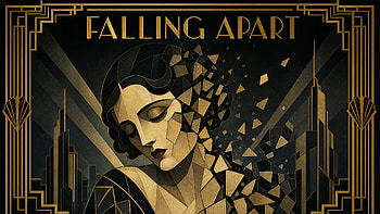 Falling Apart — Art Deco Fragment ( ), Woman, Portrait HD wallpaper
