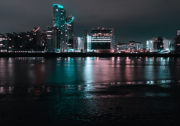 London, Cities, Rivers, Great Britain, Shore, Bank, Night City, City Lights, Panorama, United Kingdom HD wallpaper