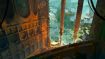 Enchanted Ruins: A Fantasy Building Escape, fantasy, building HD wallpaper