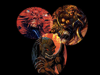 Comics, comic, fantasy, demons, dark HD wallpaper