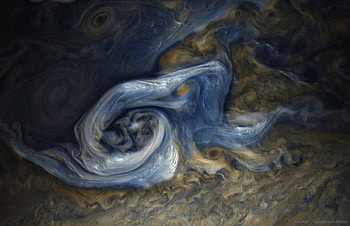 Juno Spots a Complex Storm on Jupiter, fun, planet, space, cool, Jupiter HD wallpaper