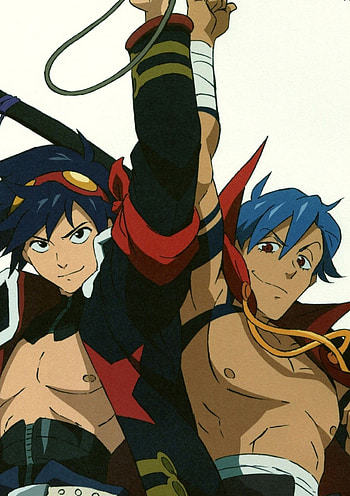 Kamina, Tengen Toppa Gurren Lagann, Anime characters, Gurren Lagann HD phone wallpaper