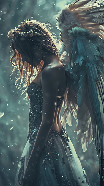 Faithful Angel Wings for !, angel, Faith, wings HD phone wallpaper
