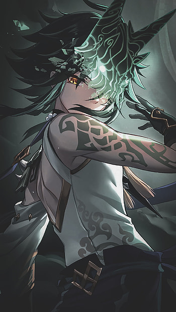 Xiao, Impact, art, Anime, Genshin impact, Genshin HD phone wallpaper