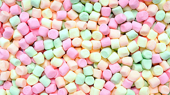 Tasty marshmallow candy, Colorful treats, Sweet confections, Sugary delight HD wallpaper
