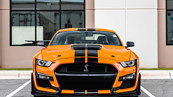 Ford Mustang front view, Striking car profile, High-quality , Automotive allure HD wallpaper