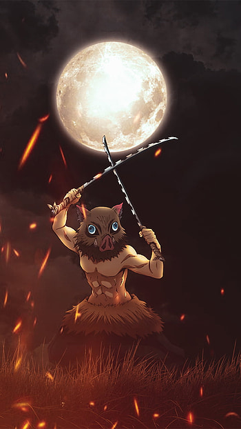 Inosuke Hashibira, Inosuke Hashibira, Anime, Demon Slayer: Kimetsu no Yaiba HD phone wallpaper