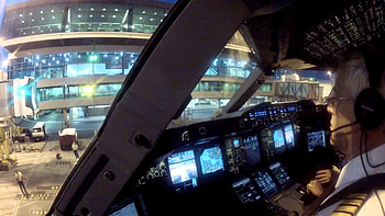 Airbus A380 Cockpit HD wallpaper