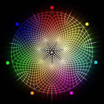 Abstract, Multicolored, Motley, Form, Glow, Forms HD phone wallpaper
