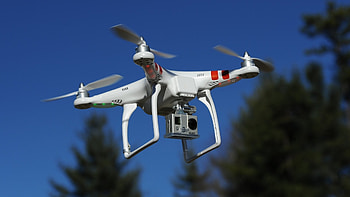 Aircraft, Drone, Flight, Minimalistic design HD wallpaper