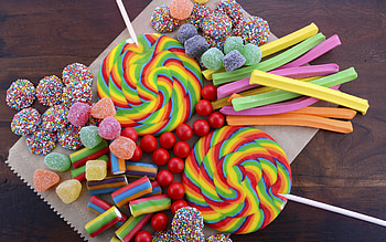 Candy, dessert, food, sweets HD wallpaper