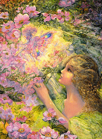Josephine Wall, Birtay card, Artistic celebration, Whimsical design HD phone wallpaper