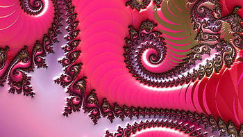 Trippy Psychedelic Fractal, trippy, psychedelic, aesthetic, red, Abstract, fractal HD wallpaper
