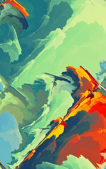 Strains, abstract, artwork HD phone wallpaper