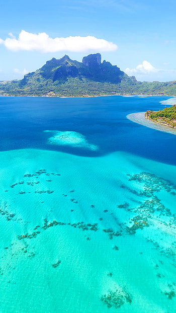Nature backgrounds, Bora Bora Island, French Polynesia HD phone wallpaper