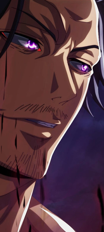Black Clover (Yami), looks, bleeding, purple-eyes, black-clover, sukehiro, Yami, anime HD phone wallpaper
