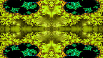 Trippy Psychedelic Fractal, trippy, psychedelic, aesthetic, yellow, green, Abstract, fractal, abstract green HD wallpaper