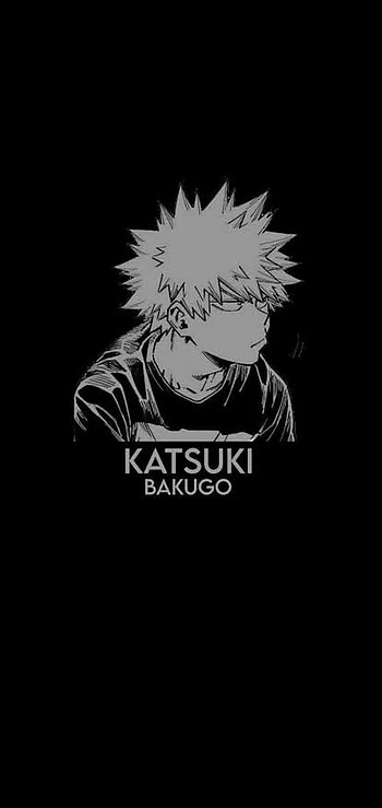 Katsuki Bakugo, art, fire, bomb, my hero academia HD phone wallpaper