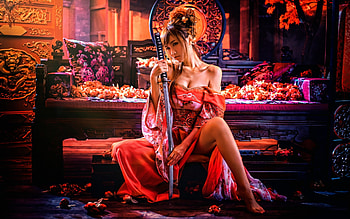 Fantasy Women, cosplay, women, girl, Fantasy HD wallpaper