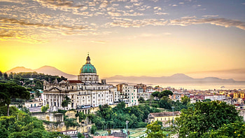 Naples sky clouds, Architectural marvels, Boutique hotels, Cityscape beauty HD wallpaper