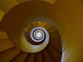 Architecture, Minimalism, Design, Construction, Ladder, Stairs, Steps, Spiral HD wallpaper