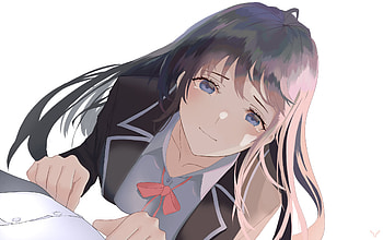 Yahari Ore No Seishun Love Comedy Wa Machigatteiru, Anime, My Teen Romantic Comedy Snafu, Black Hair, Blue Eyes, Long Hair, School Uniform, Yukino Yukinoshita HD wallpaper