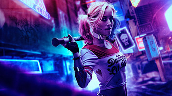 Harley Quinn Cosplay, harley-quinn, superheroes, digital-art, artwork, behance, cosplay HD wallpaper