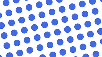 white polka dots blue spots royal blue HD wallpaper