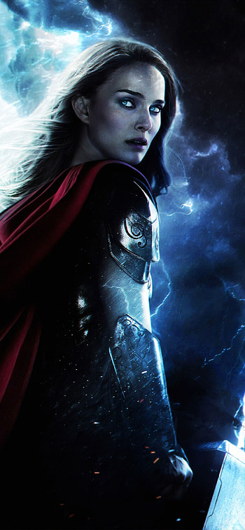 Natalie Portman, Thor: Love and Thunder, Jane Foster, Upcoming Marvel movies HD phone wallpaper