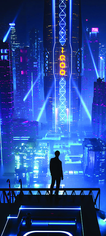 Night City Scape HD phone wallpaper