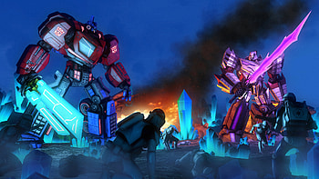 Megatron Optimus Prime Transformers , megatron, optimus-prime, transformers, artist, artwork, digital-art, deviantart HD wallpaper