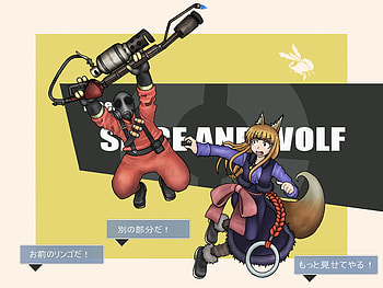 Spice and Flame, pyro, team fortess 2, crossover, team fortess ii, holo, horo HD wallpaper