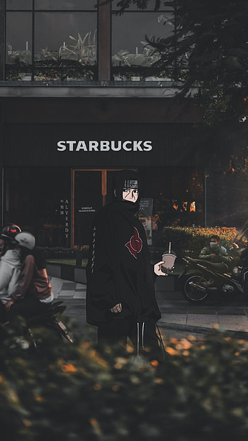 Itachi Uchiha, anime x reality, naruto, urban, anime aesthetic, street, anime , anime, naruto shippuden HD phone wallpaper