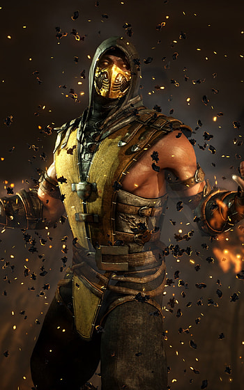 Scorpion, Mortal Kombat , Stunning visuals, and mobile HD phone wallpaper