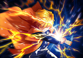 Zenitsu Agatsuma, Zenitsu Agatsuma, Anime, Demon Slayer: Kimetsu no Yaiba HD wallpaper