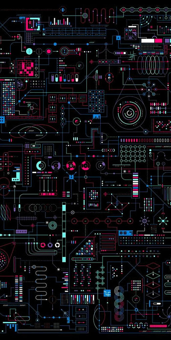 Wall paper, electric blue, parallel HD phone wallpaper