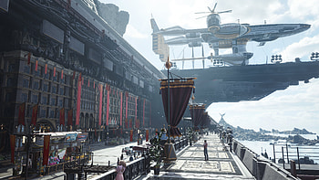 Explore the Futuristic City in Final Fantasy VII Rebirth - Ultra, video game, Final Fantasy VII Rebirth, futuristic city HD wallpaper