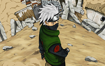 Kakashi Hatake Naruto, Anime , High-quality , Minimalist design HD wallpaper