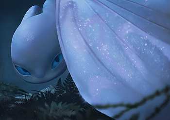 How To Train Your Dragon, White Night Fury, Movie, How To Train Your Dragon: The Hidden World HD wallpaper