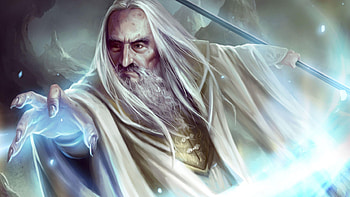 Artwork, Saruman HD wallpaper