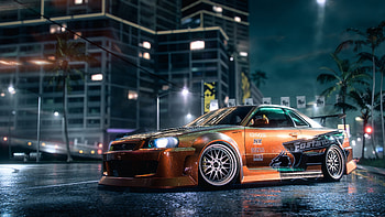 Need For Speed, Skyline Car HD wallpaper