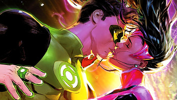 Green Lantern & Star Sapphire, Green Lantern, Star Sapphire, DC Comics HD wallpaper