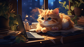 Cute Orange Cat, cute, Animal, cat, cute cat HD wallpaper