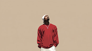 2Pac Minimalist Rapper - Iconic Music Legend in Style, music, rapper, 2pac, minimalist HD wallpaper