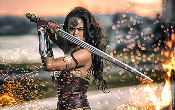 Wonder Woman Cosplay 2017, wonder-woman, cosplay, superheroes, girls HD wallpaper