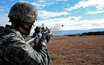 grenade launcher airman air national guard air force HD wallpaper