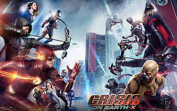 Crisis On Earth X Arrowverse Crossover 2017, arrow, flash, supergirl, sara-lance, atom, flash, tv-shows HD wallpaper