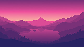 Firewatch Nature, firewatch, games, artist, digital-art, ps-games, pc-games, minimalism HD wallpaper